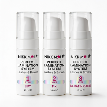 Набір для Ламінування вій та брів Nikk Mole Perfect lamination system 3х10 мл PL set | Makeup Meeteora Beauty