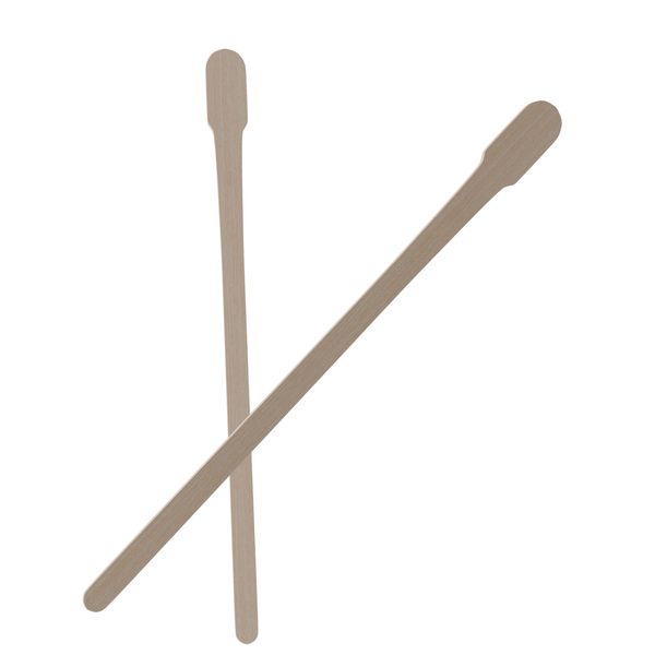 Set of wooden spatulas № 1 for wax, small, 100 pcs WS-01 | Makeup Meeteora Beauty