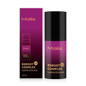 Доглядовий засіб для вій та брів REBOOT 2.0 COMPLEX Molea 10 мл MlRc/2 | Makeup Meeteora Beauty